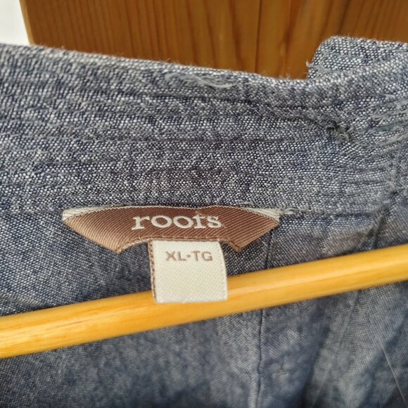 Roots Denim Tunic Dress Shirt XL - Picture 2 of 7